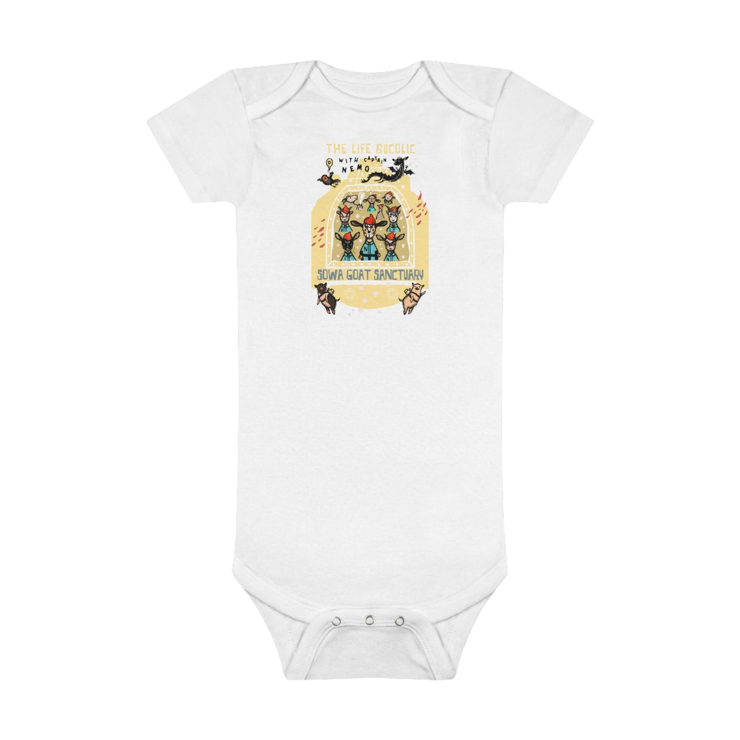 The Life Bucolic with Captain Nemo! - Baby Short Sleeve Onesie®