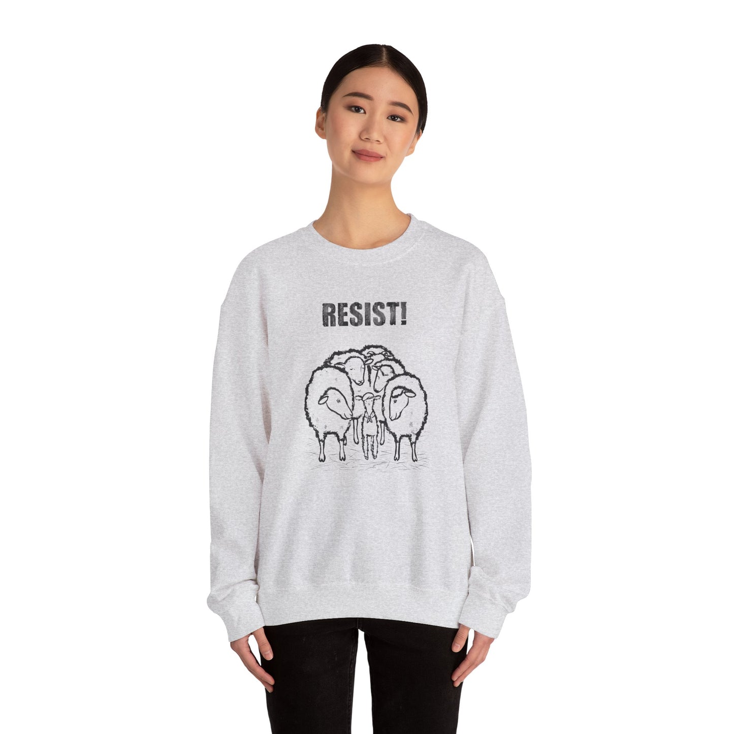 RESIST! - Unisex Heavy Blend™ Crewneck Sweatshirt