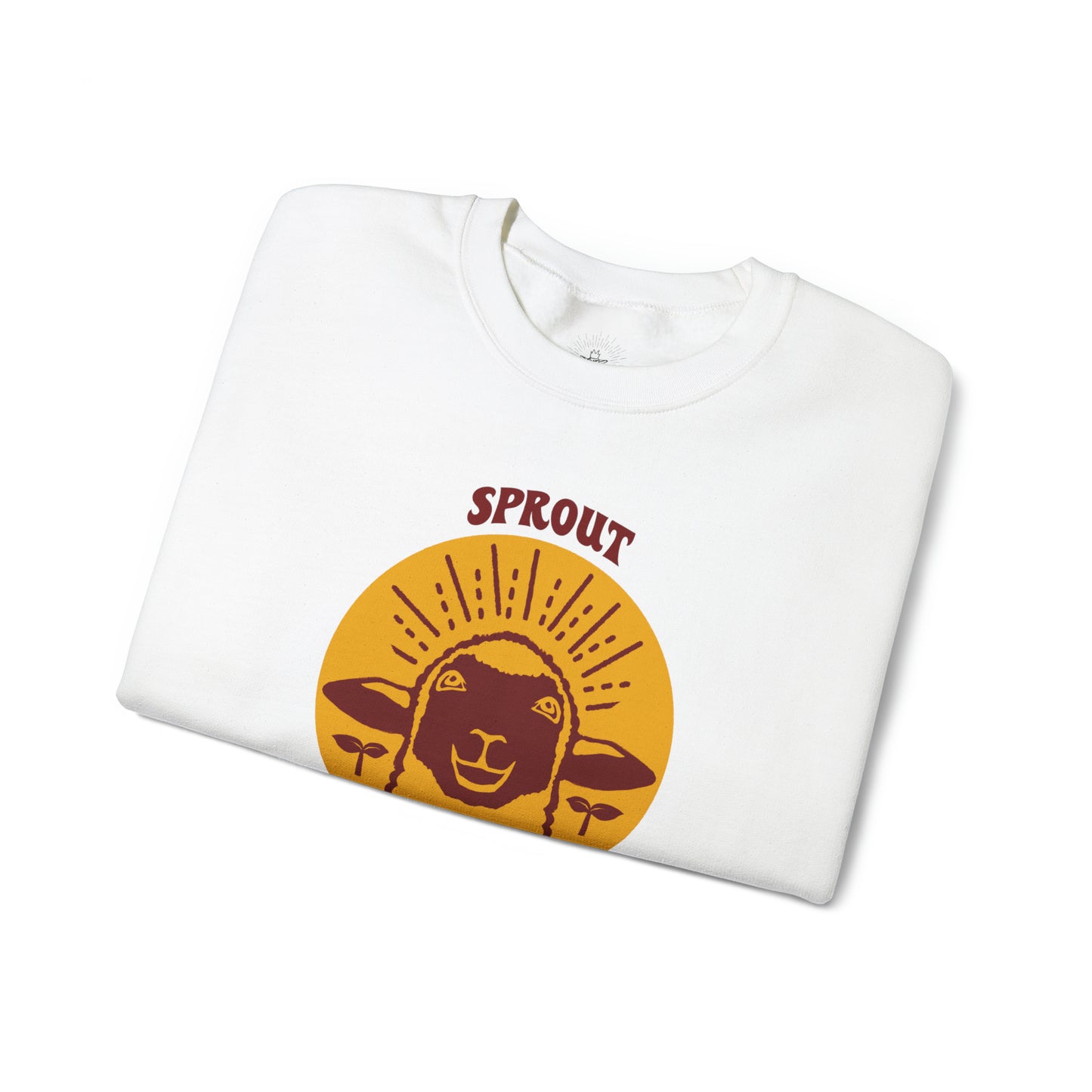 Little Hill Sanctuary - SPROUT YOUR HAPPINESS - Unisex Heavy Blend™ Crewneck Sweatshirt