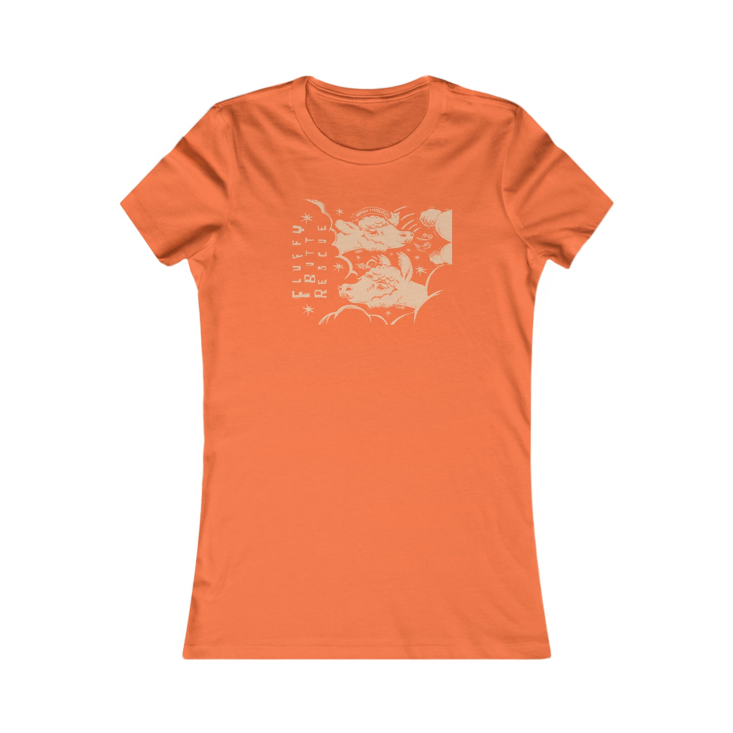 Fluffy Butt Rescue - Minky Forever - Women's Favorite Tee
