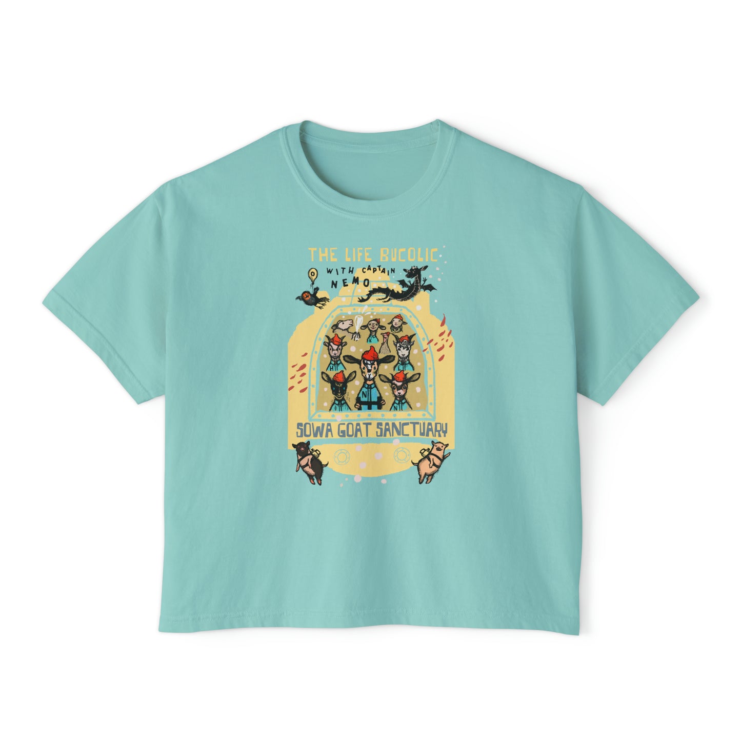 The Life Bucolic with Captain Nemo! - Women's Boxy Tee