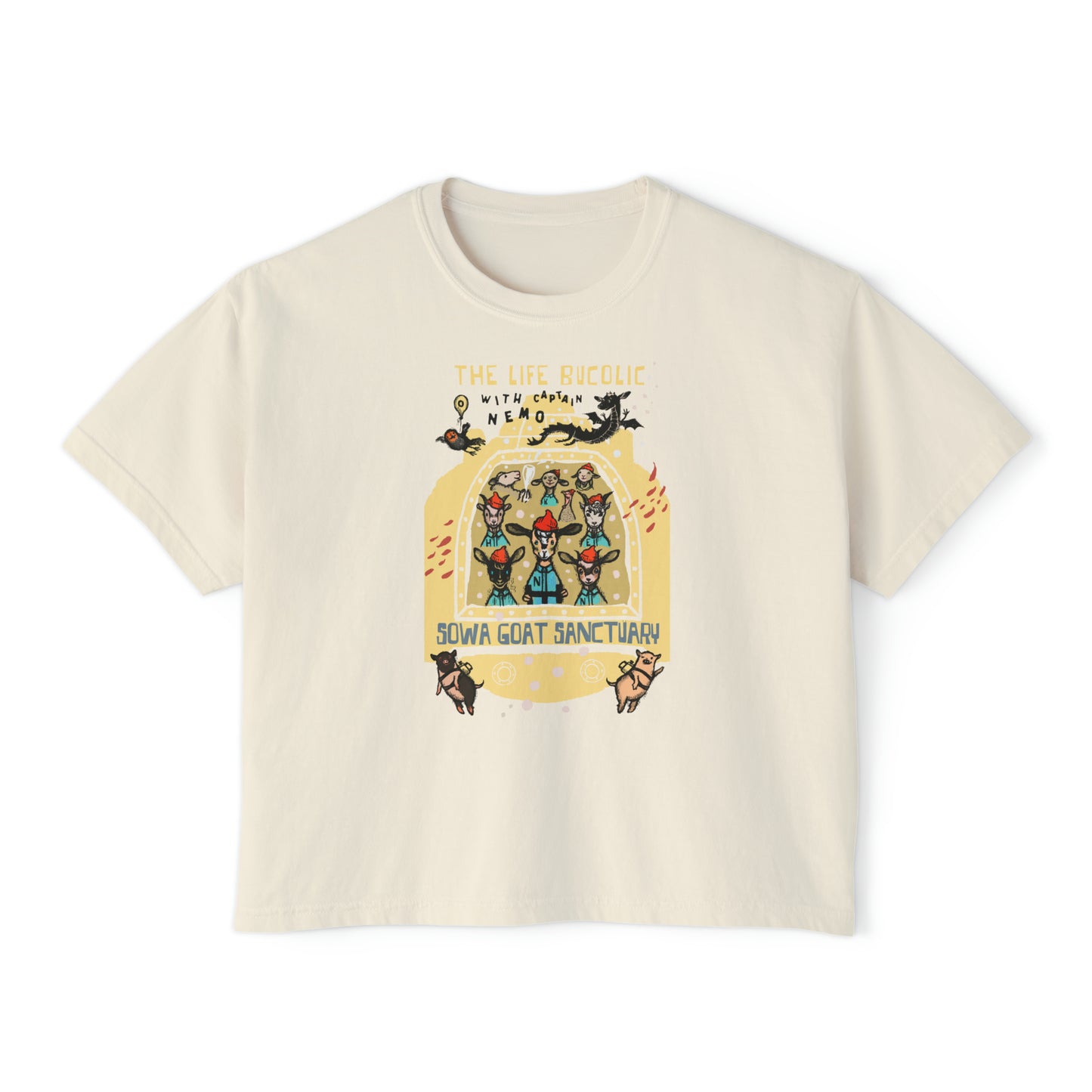 The Life Bucolic with Captain Nemo! - Women's Boxy Tee