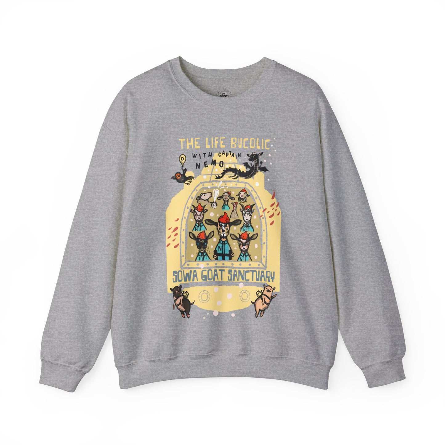 The Life Bucolic with Captain Nemo! - Unisex Heavy Blend™ Crewneck Sweatshirt