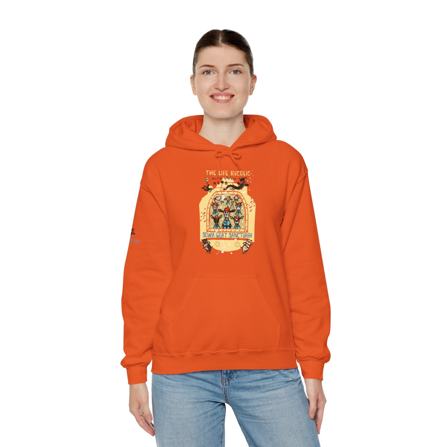 The Life Bucolic with Captain Nemo - Unisex Heavy Blend™ Hooded Sweatshirt