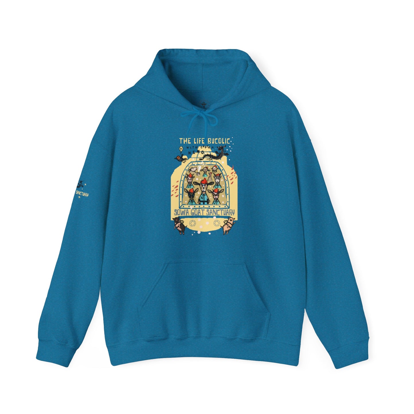 The Life Bucolic with Captain Nemo - Unisex Heavy Blend™ Hooded Sweatshirt