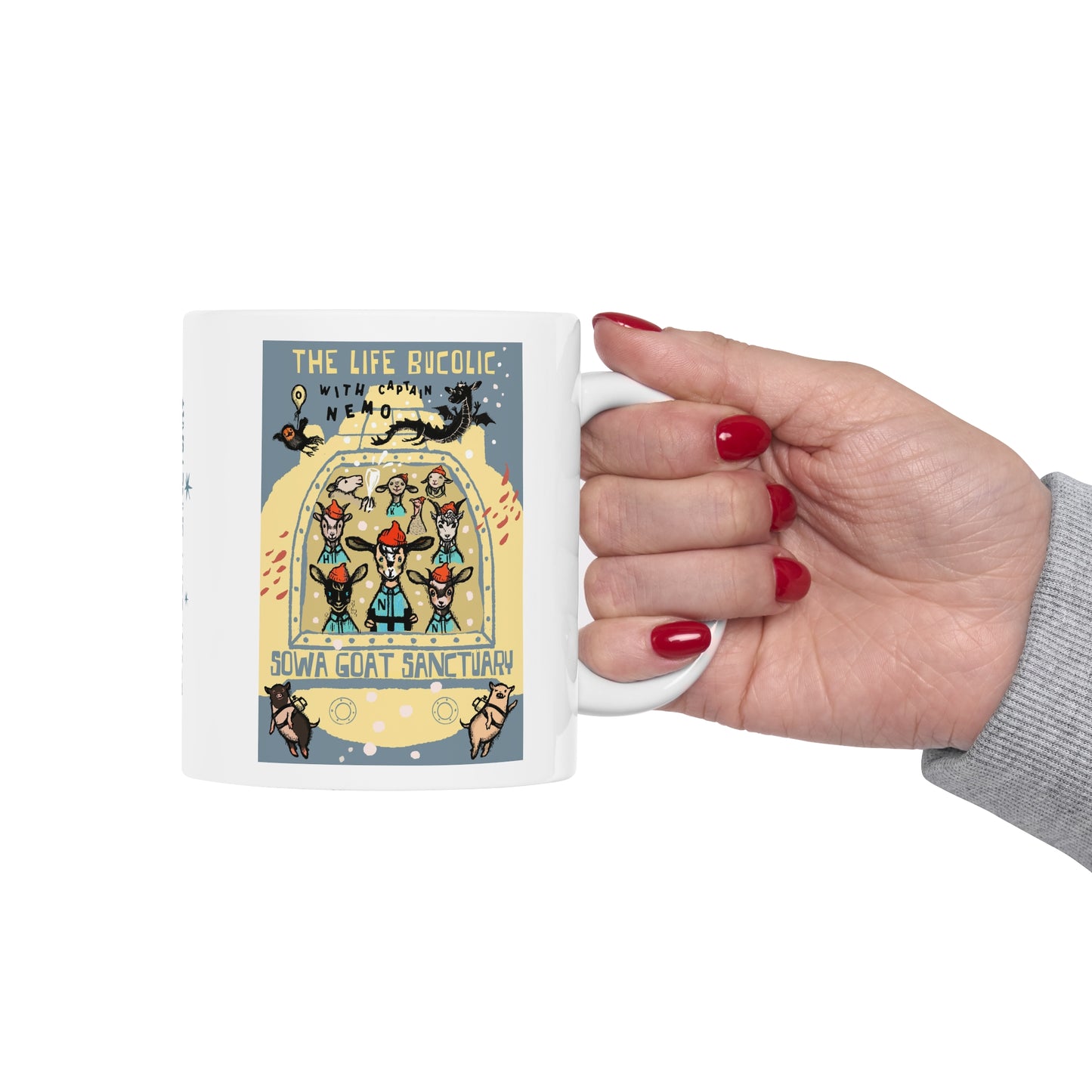 The Life Bucolic with Captain Nemo!- Ceramic Mug 11oz