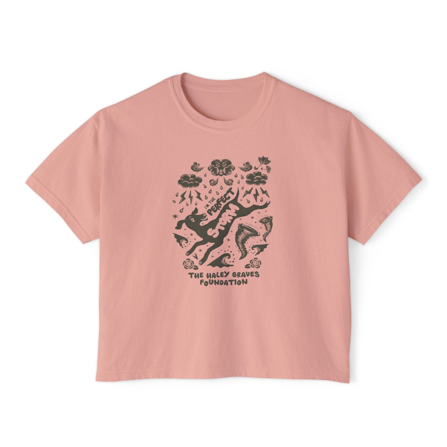 HALEY GRAVES FOUNDATION - STORMY - Women's Boxy Tee