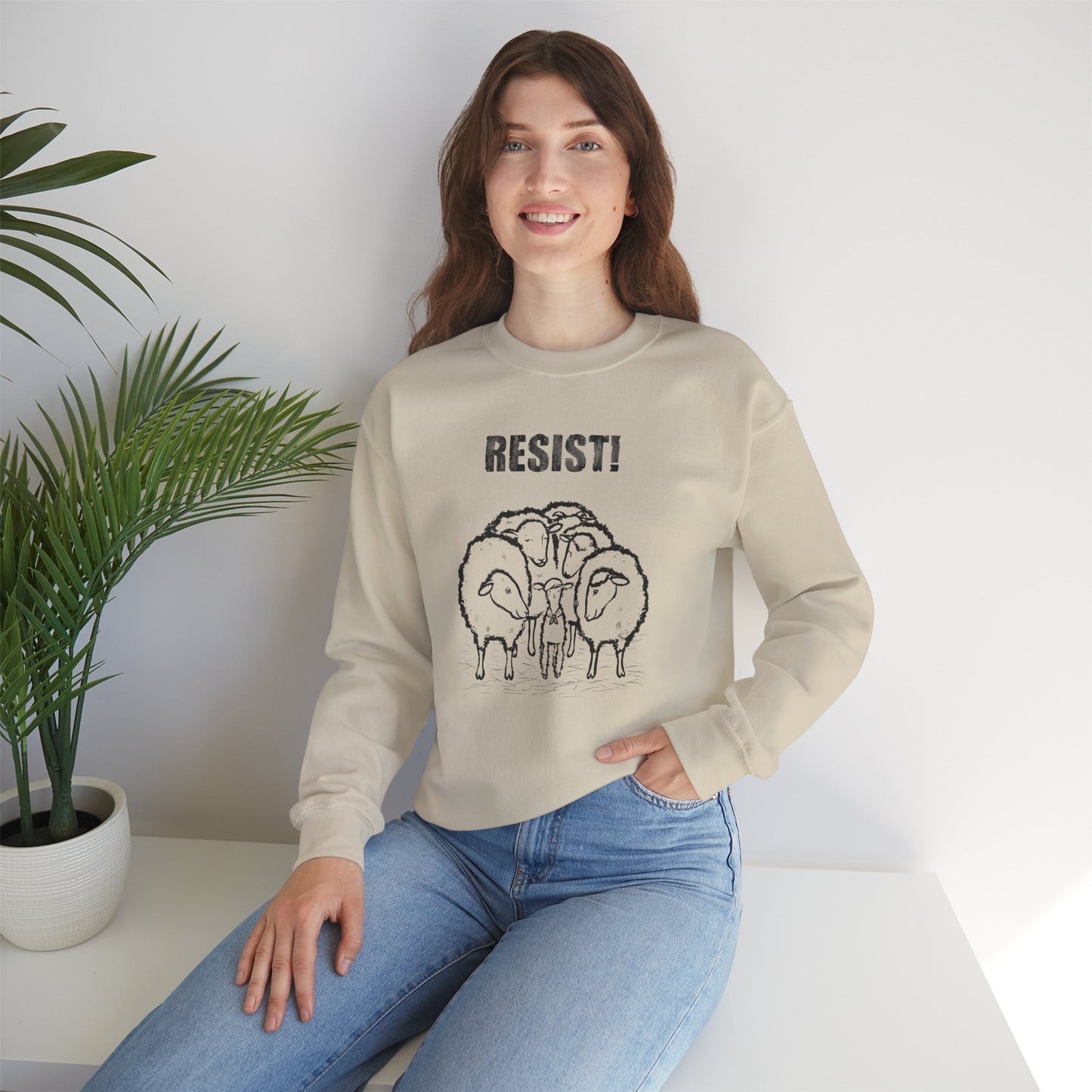 RESIST! - Unisex Heavy Blend™ Crewneck Sweatshirt