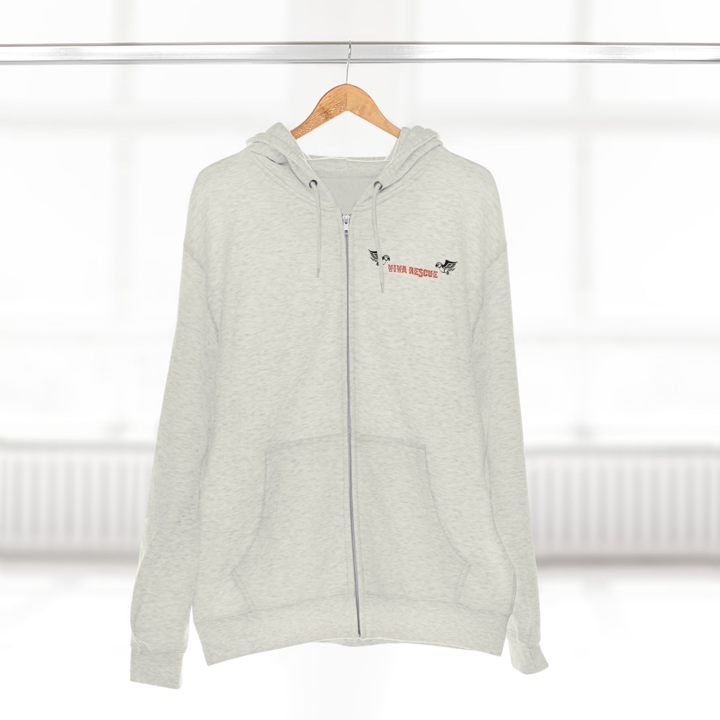 Viva Rescue - Maya's Motorcycle Club - Unisex Premium Full Zip Hoodie