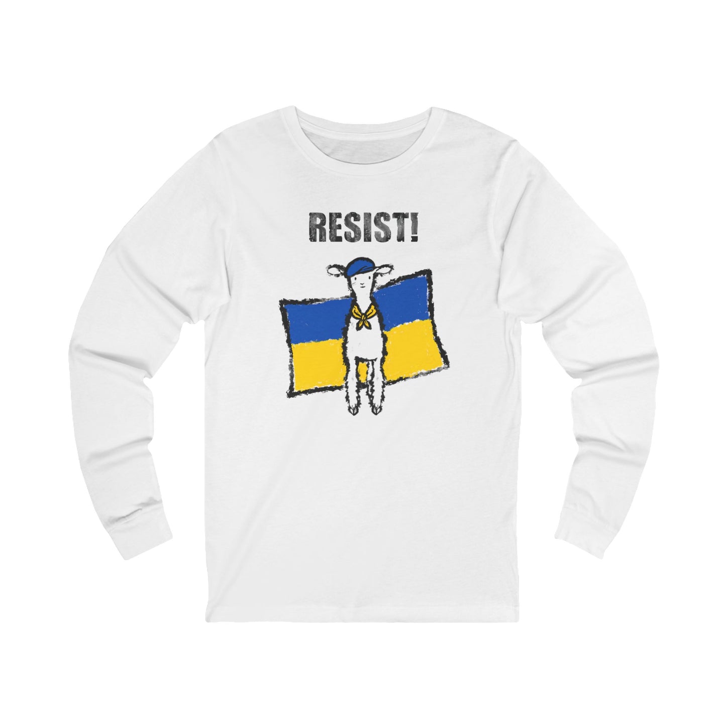 Stand with Resistant Baby - Unisex Jersey Long Sleeve Tee