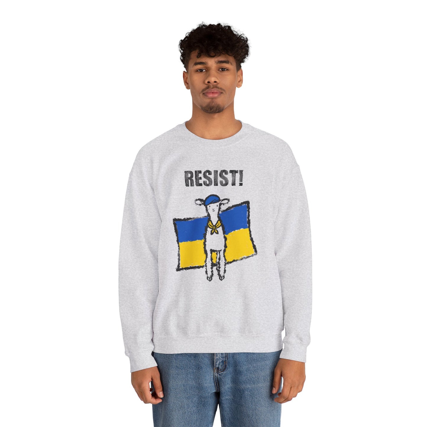 Stand with Resistance Baby - Unisex Heavy Blend™ Crewneck Sweatshirt