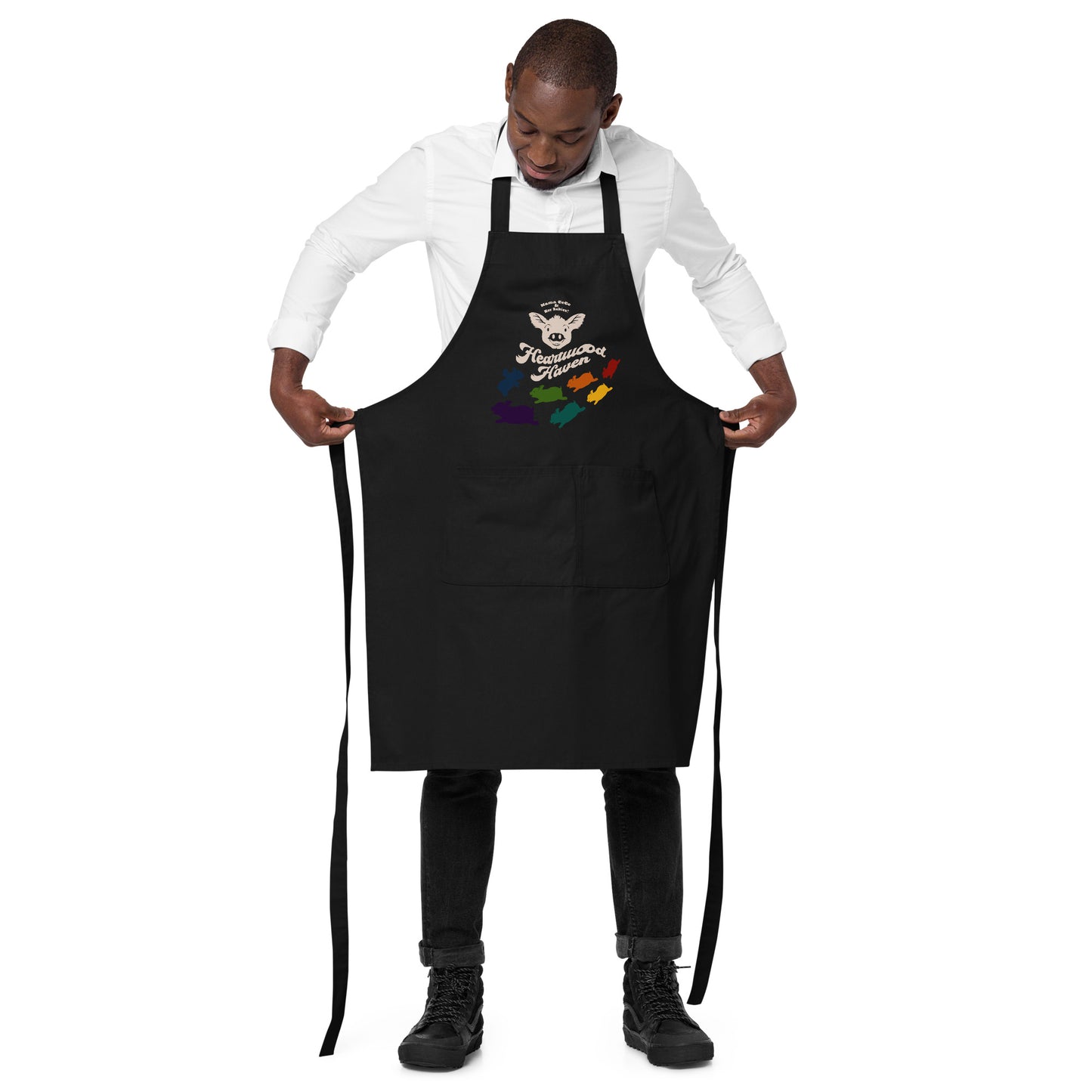 HEARTWOOD HAVEN - Mama CeCe & Her Babies - Organic cotton apron