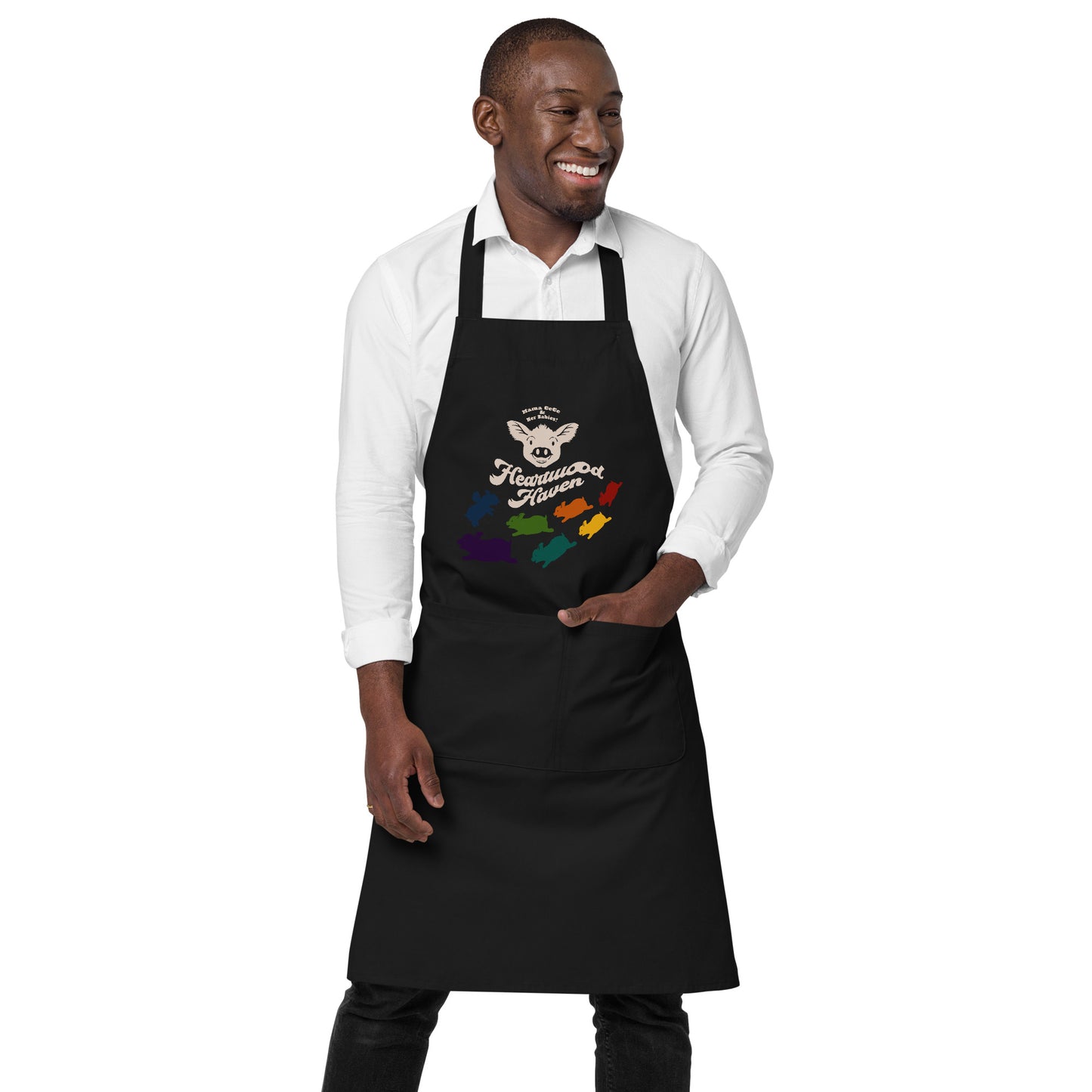 HEARTWOOD HAVEN - Mama CeCe & Her Babies - Organic cotton apron