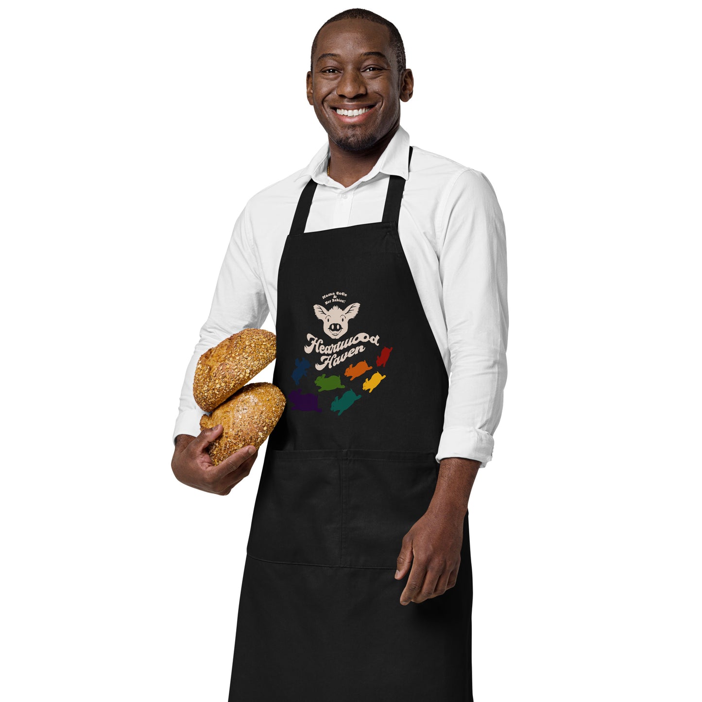 HEARTWOOD HAVEN - Mama CeCe & Her Babies - Organic cotton apron
