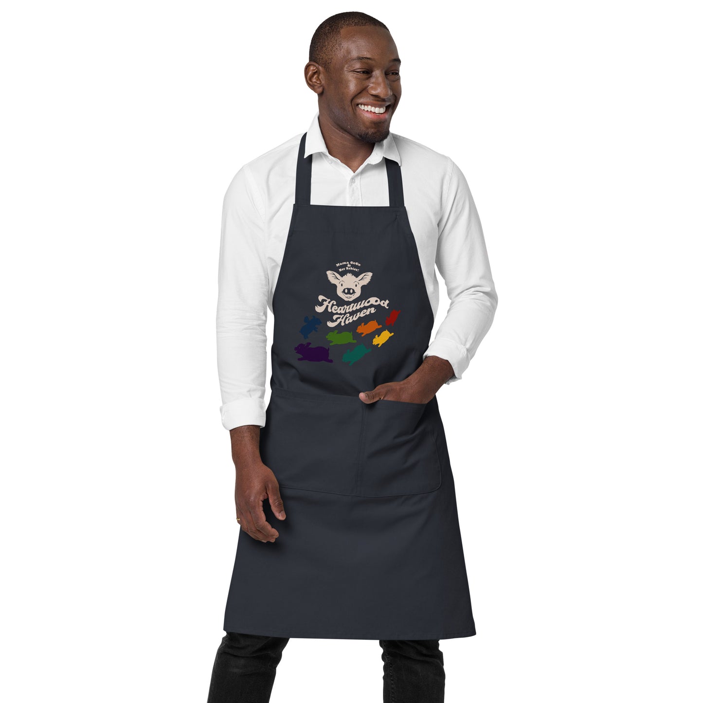 HEARTWOOD HAVEN - Mama CeCe & Her Babies - Organic cotton apron