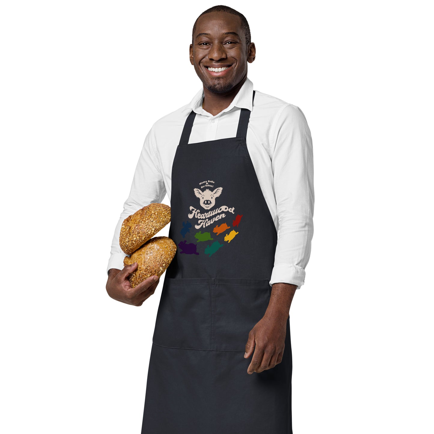HEARTWOOD HAVEN - Mama CeCe & Her Babies - Organic cotton apron
