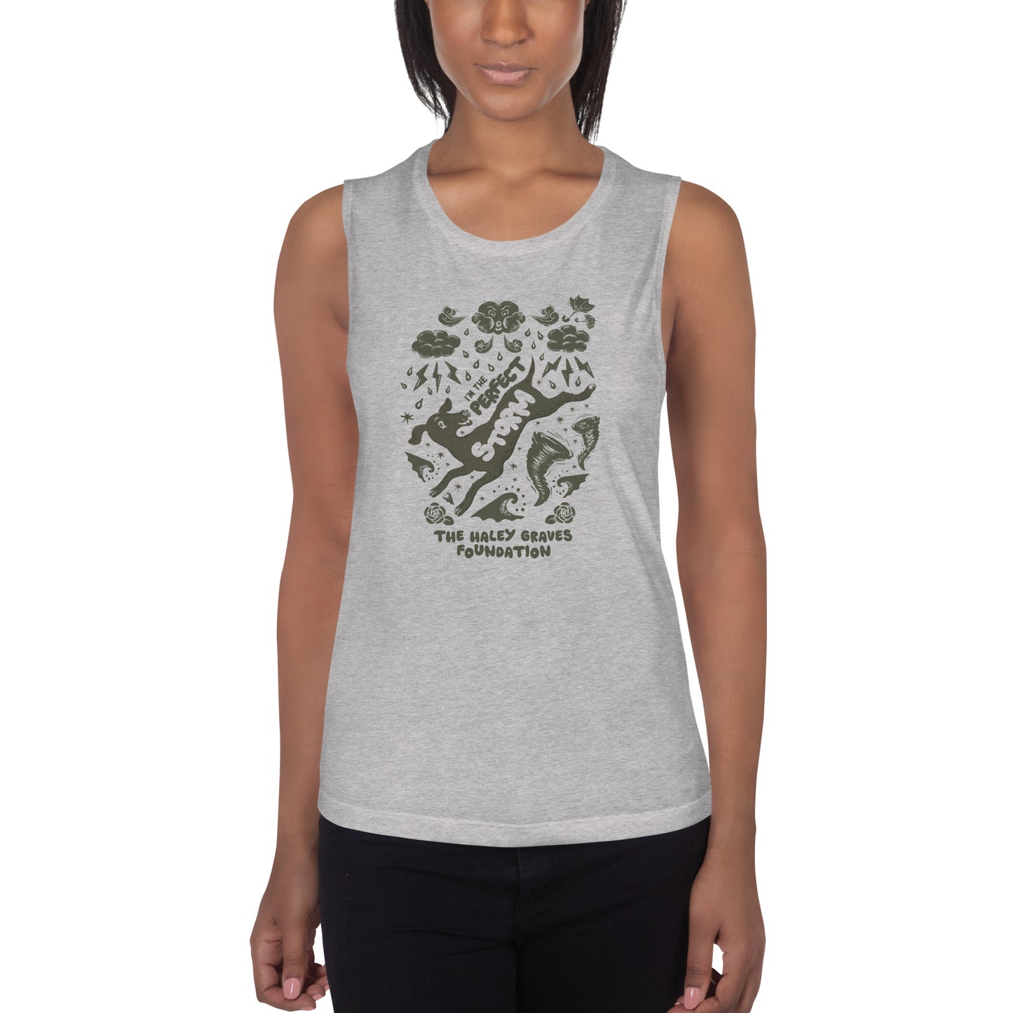 HALEY GRAVES FOUNDATION - STORMY - Ladies’ Muscle Tank