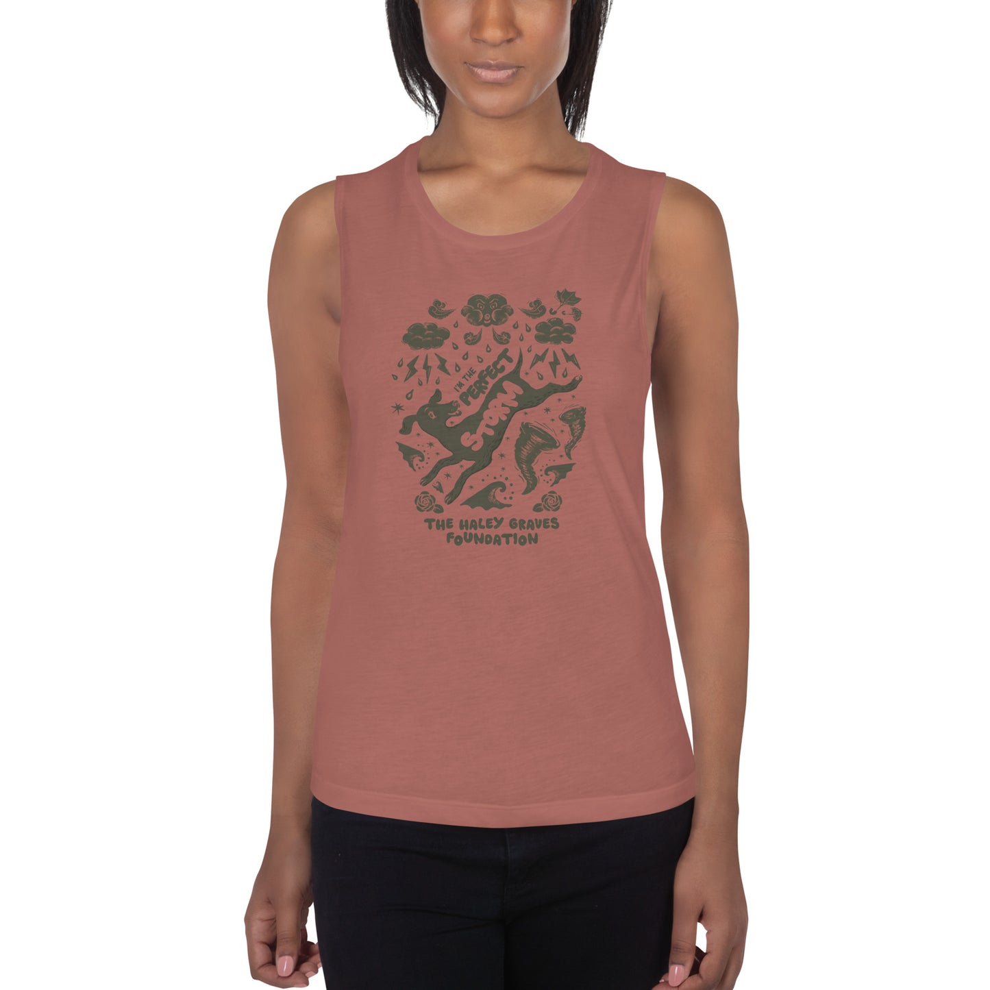 HALEY GRAVES FOUNDATION - STORMY - Ladies’ Muscle Tank