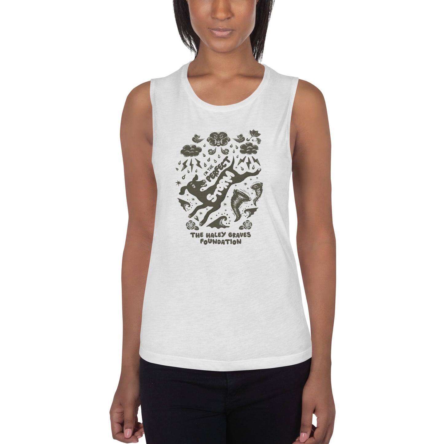 HALEY GRAVES FOUNDATION - STORMY - Ladies’ Muscle Tank