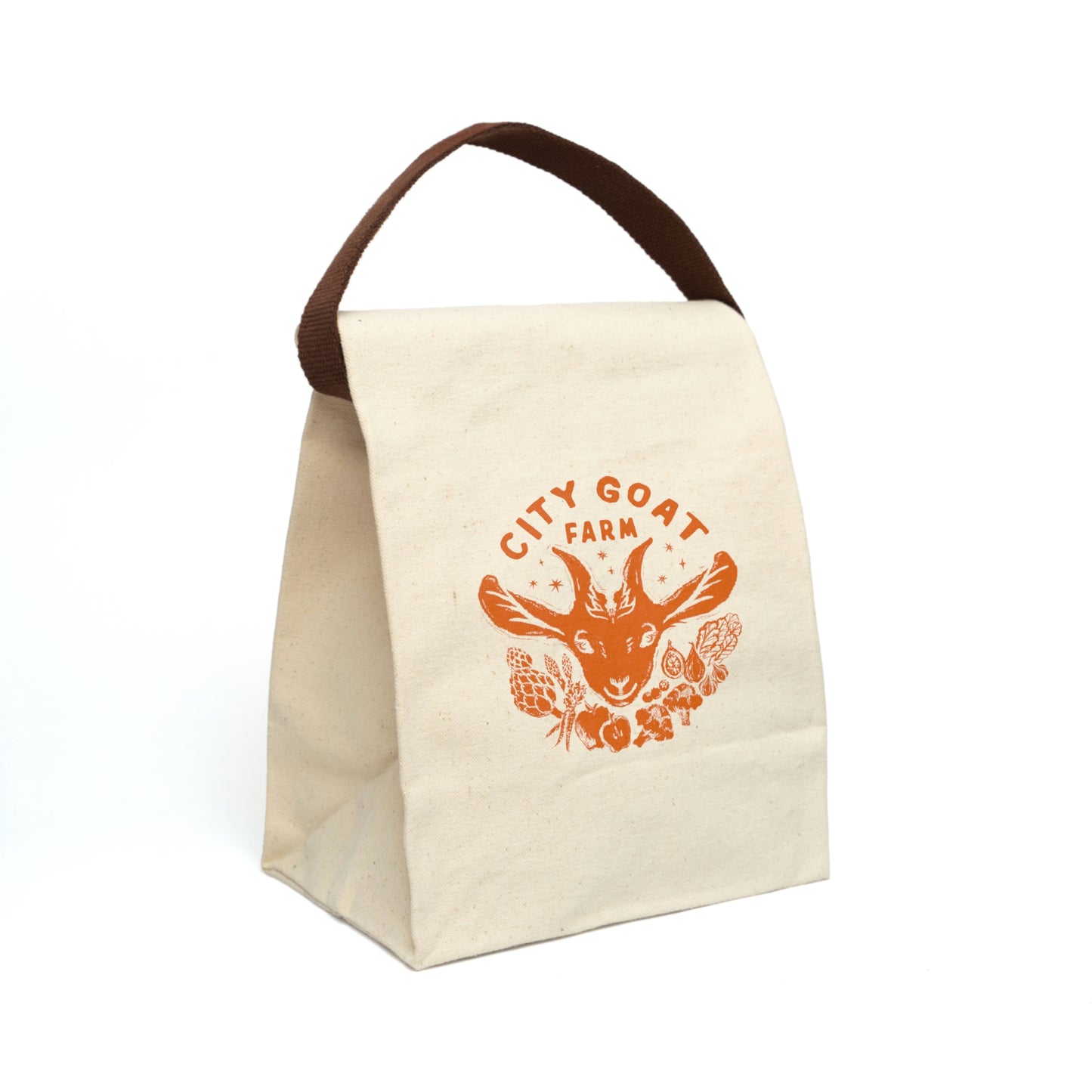 CITY GOAT FARM - HILDY - Canvas Lunch Bag With Strap