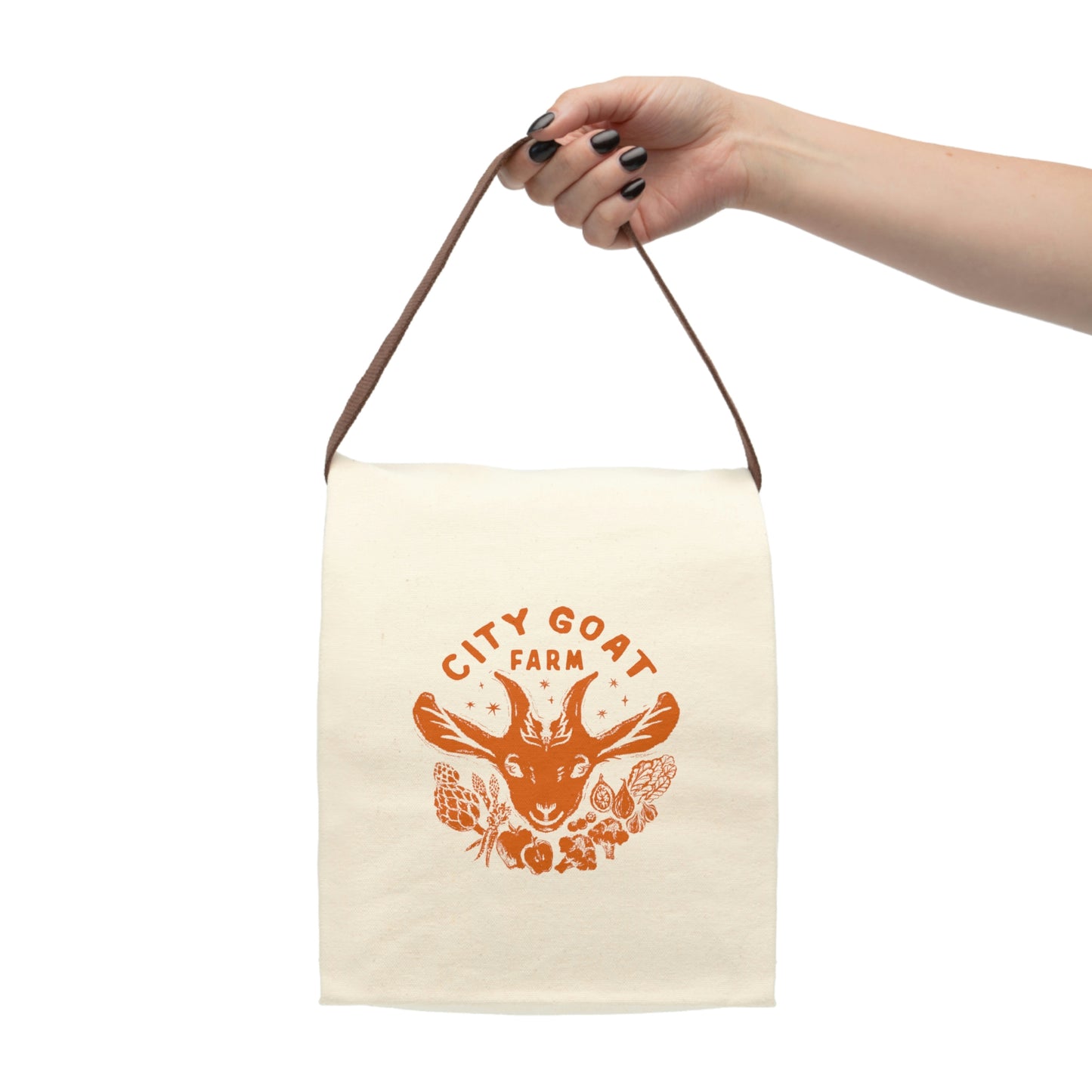 CITY GOAT FARM - HILDY - Canvas Lunch Bag With Strap