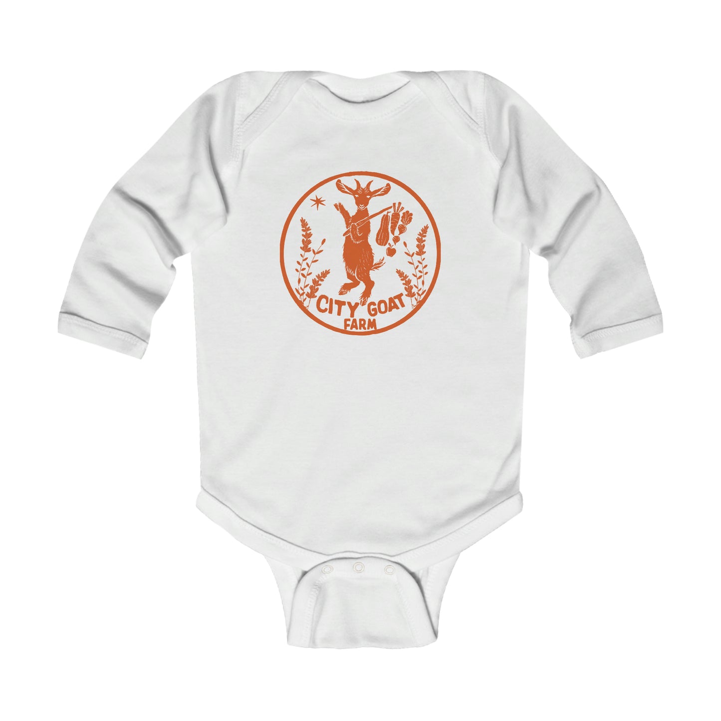 CITY GOAT FARM - GUIDING STAR - Infant Long Sleeve Bodysuit
