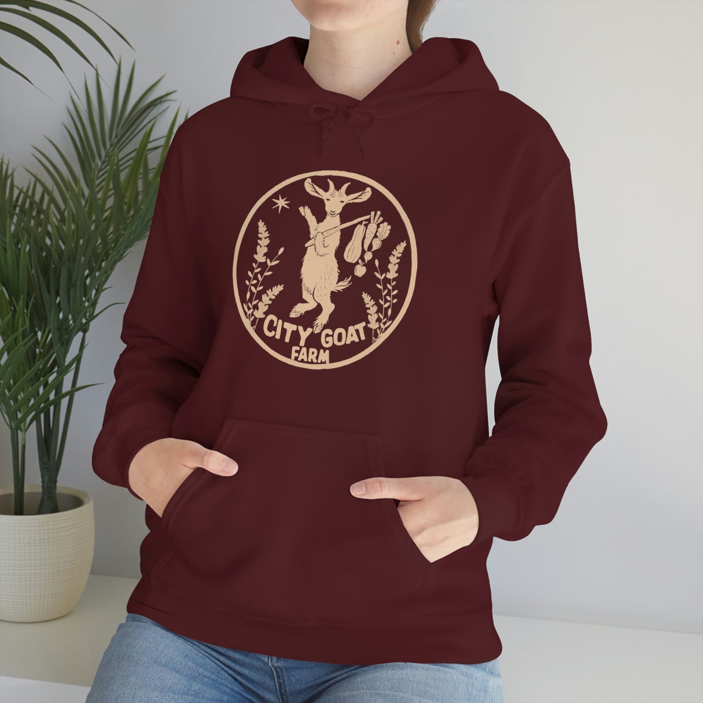 CITY GOAT FARM - GUIDING STAR - Unisex Heavy Blend™ Hooded Sweatshirt