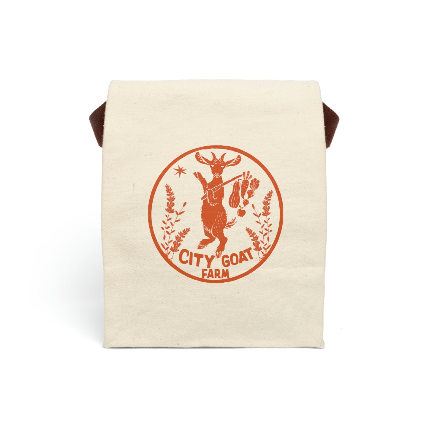 CITY GOAT FARM - GUIDING STAR - Canvas Lunch Bag With Strap