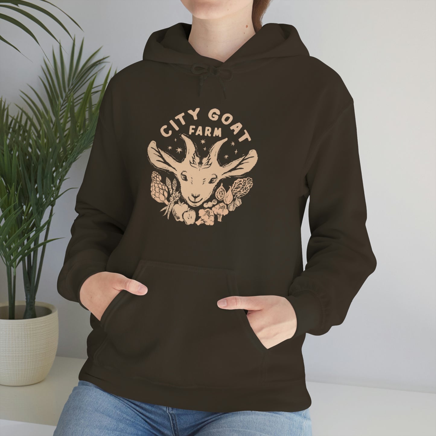 CITY GOAT FARM - HILDY - Unisex Heavy Blend™ Hooded Sweatshirt