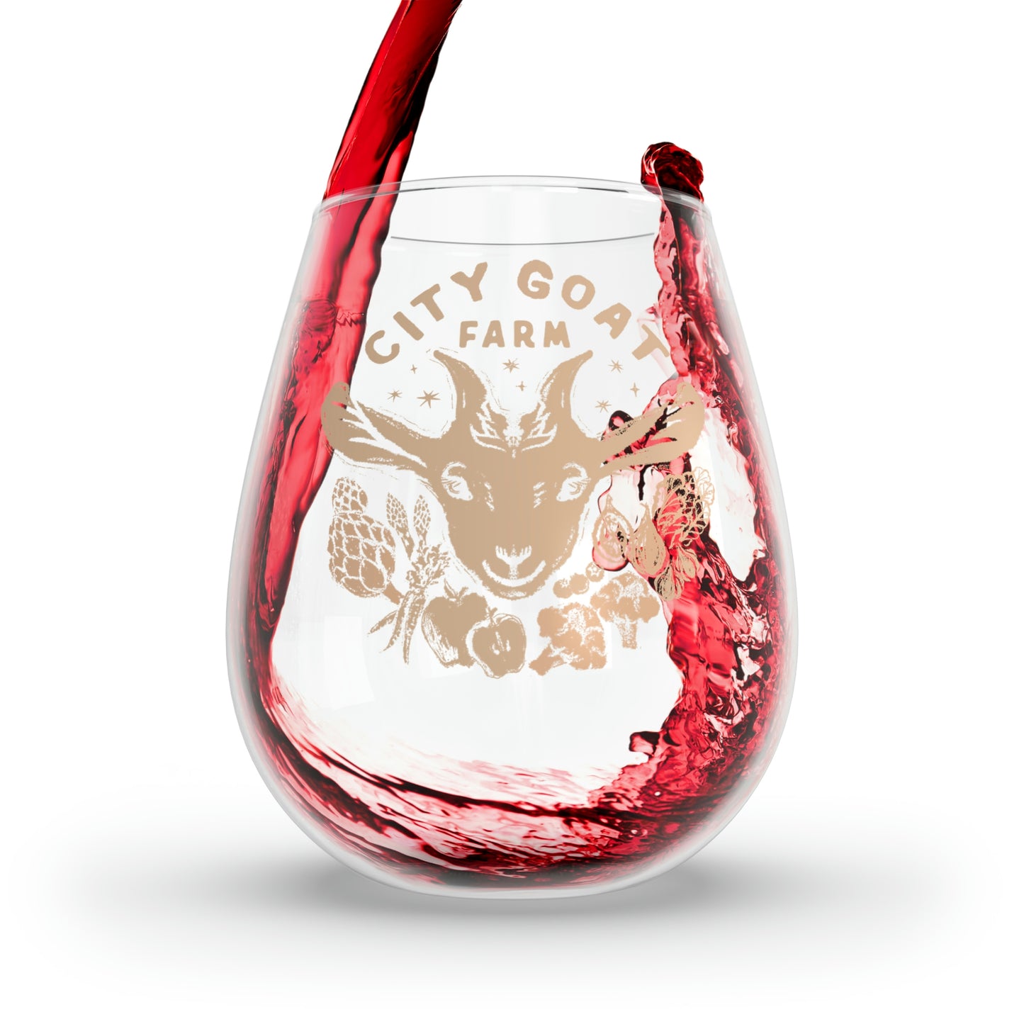 CITY GOAT FARM - HILDY - Wine Glass