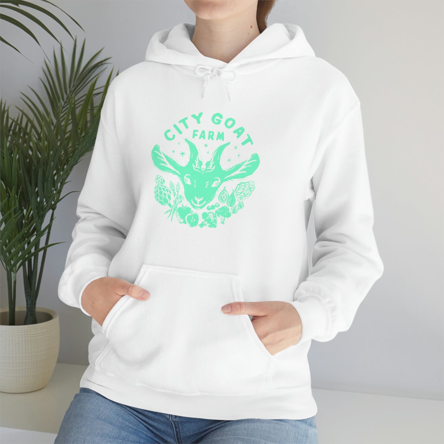 CITY GOAT FARM - HILDY - Unisex Heavy Blend™ Hooded Sweatshirt