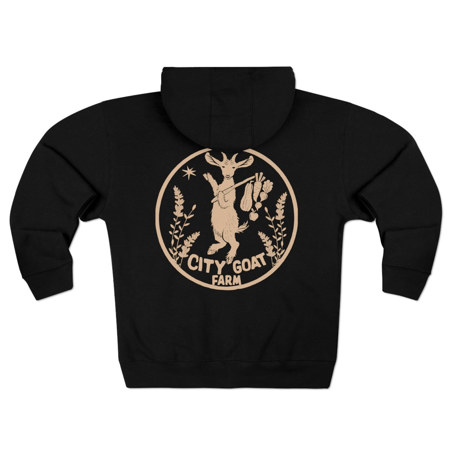 CITY GOAT FARM - GUIDING STAR - Unisex Premium Full Zip Hoodie
