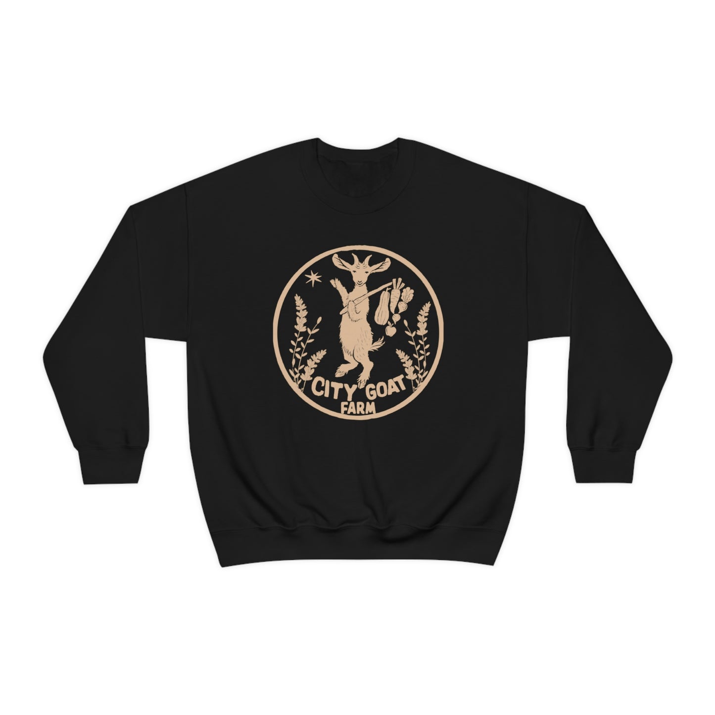 CITY GOAT FARM - GUIDING STAR - Unisex Heavy Blend™ Crewneck Sweatshirt