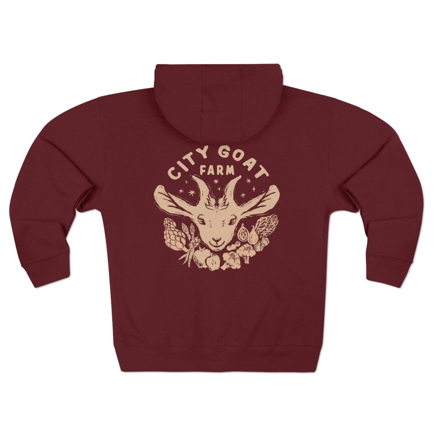 CITY GOAT FARM - HILDY - Unisex Premium Full Zip Hoodie