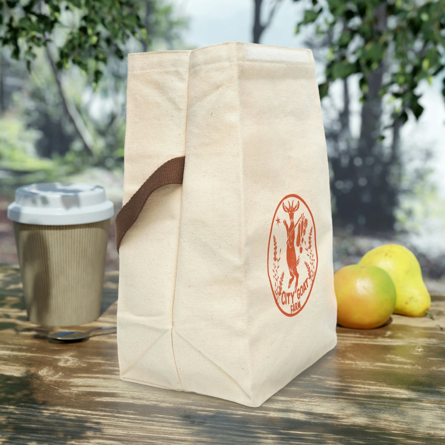 CITY GOAT FARM - GUIDING STAR - Canvas Lunch Bag With Strap