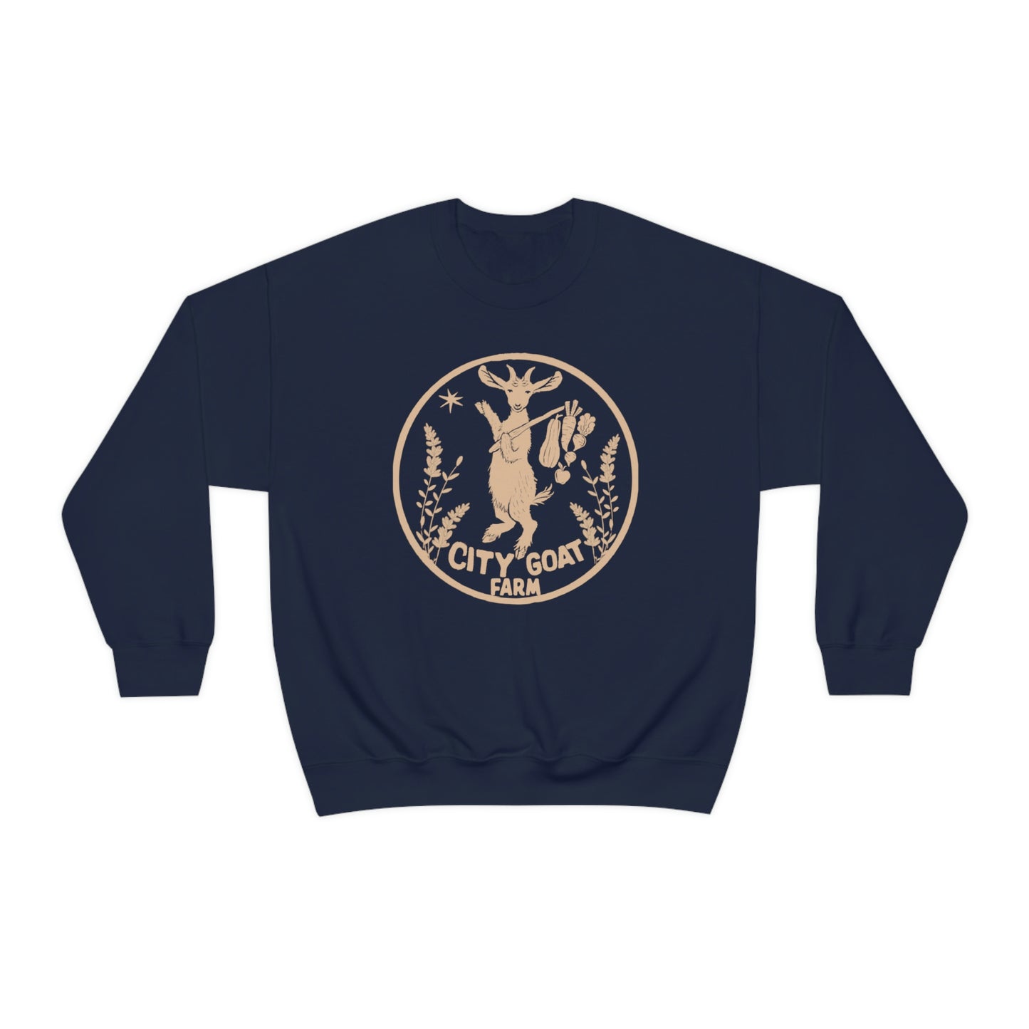 CITY GOAT FARM - GUIDING STAR - Unisex Heavy Blend™ Crewneck Sweatshirt