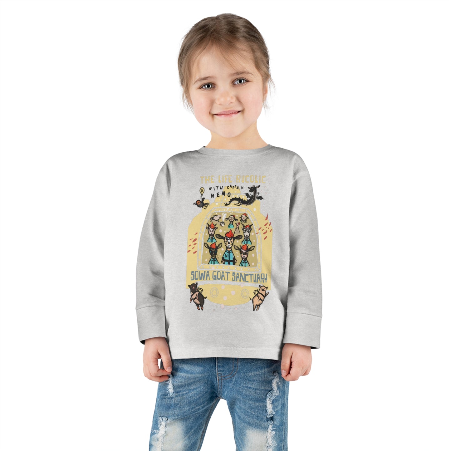 The Life Bucolic with Captain Nemo! - Toddler Long Sleeve Tee