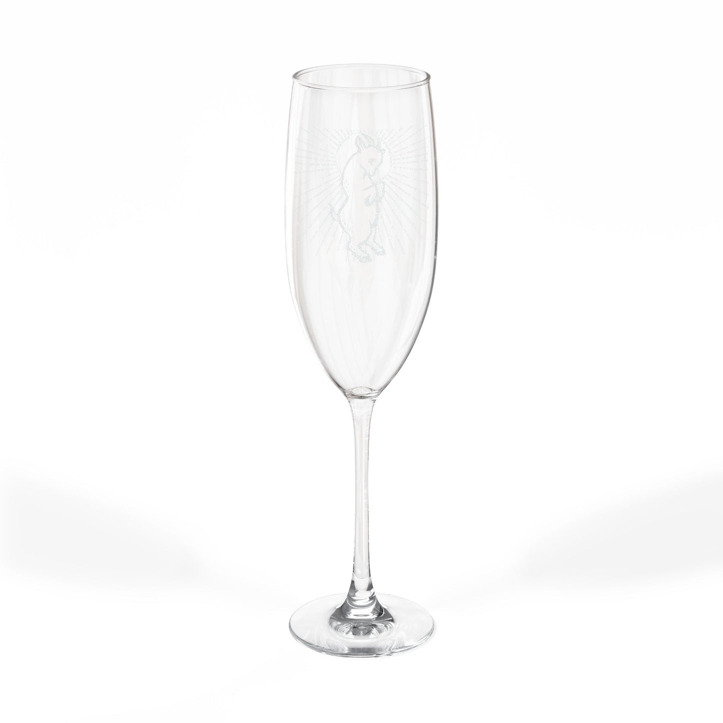 FOREVER REBEL - HALO - Engraved 8oz Champagne Flute — Elegant Celebration Glass