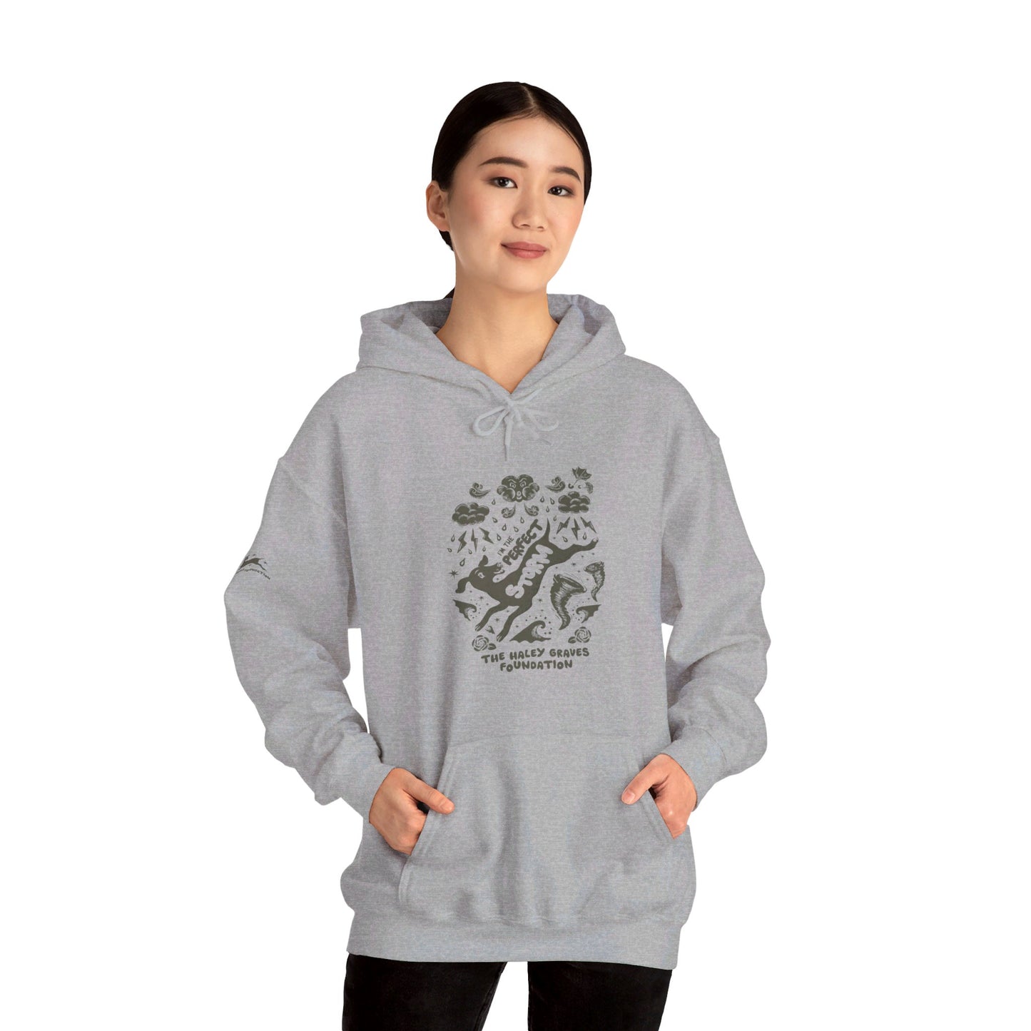 HALEY GRAVES FOUNDATION - STORMY - Unisex Heavy Blend™ Hooded Sweatshirt