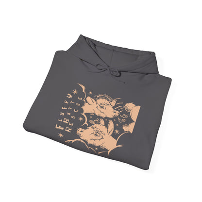 Fluffy Butt Rescue - Minky Forever -  Unisex Heavy Blend™ Hooded Sweatshirt