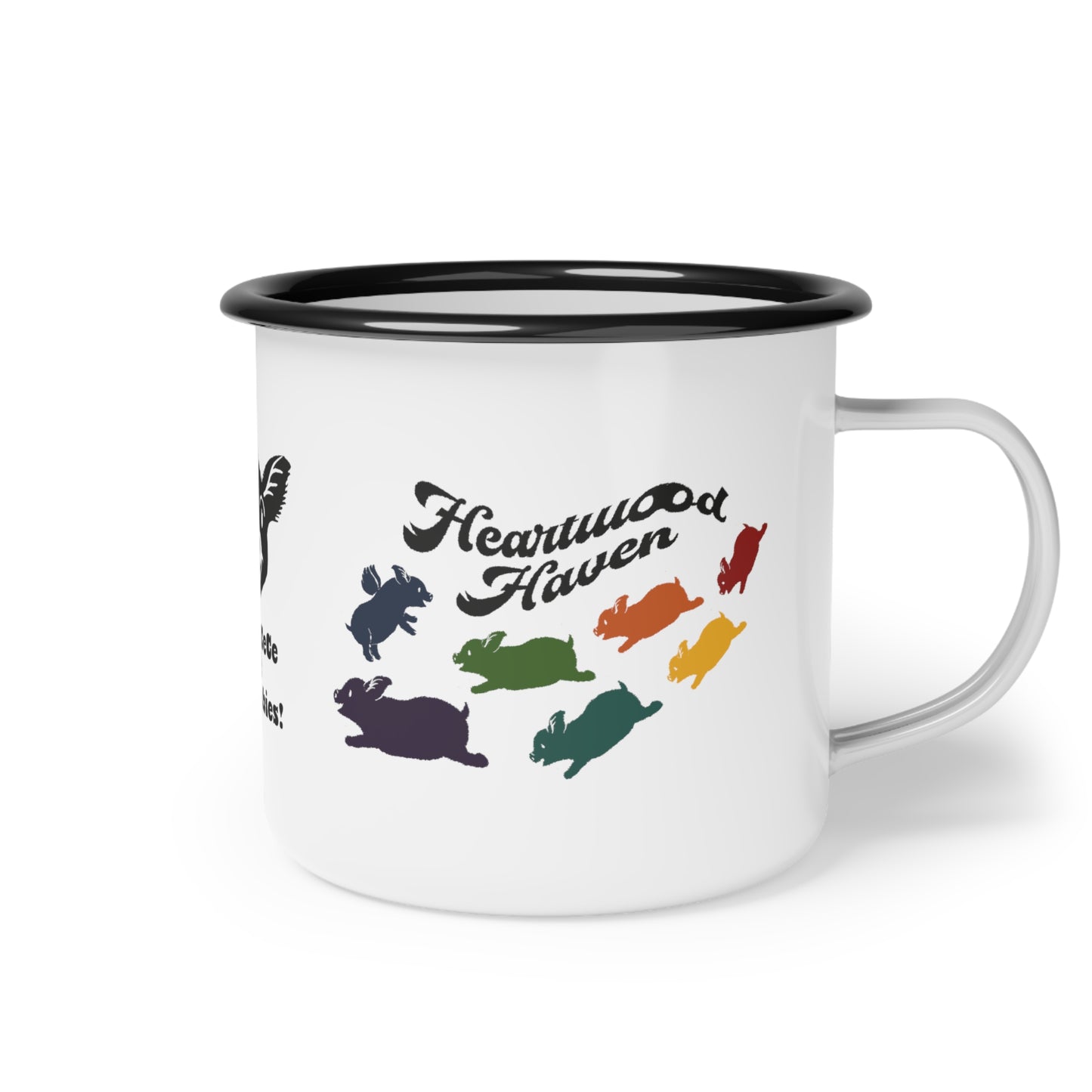 Heartwood Haven - Mama CeCe & Her Babies - Enamel Camp Cup