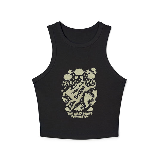 HALEY GROVES FOUNDATION - STORMY - Women's Micro Rib Racer Tank Top