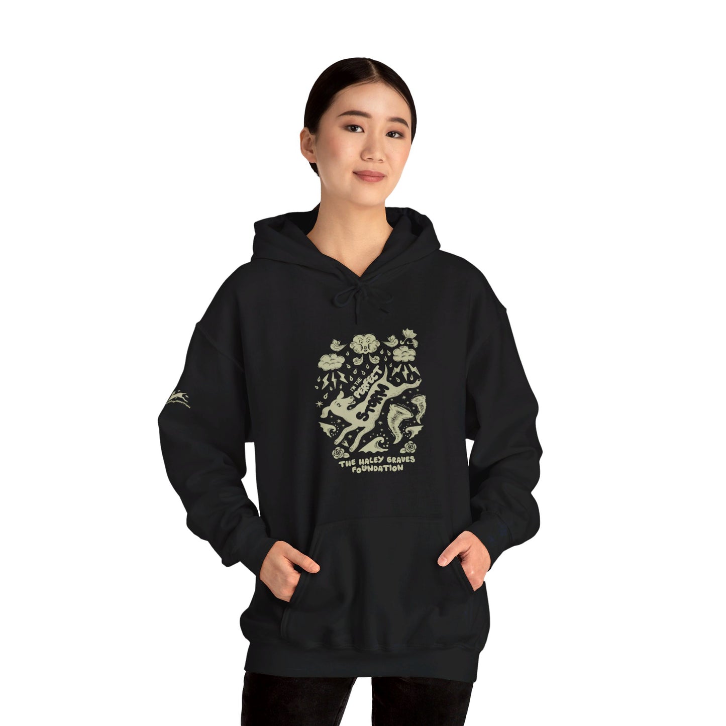 HALEY GRAVES FOUNDATION - STORMY - Unisex Heavy Blend™ Hooded Sweatshirt