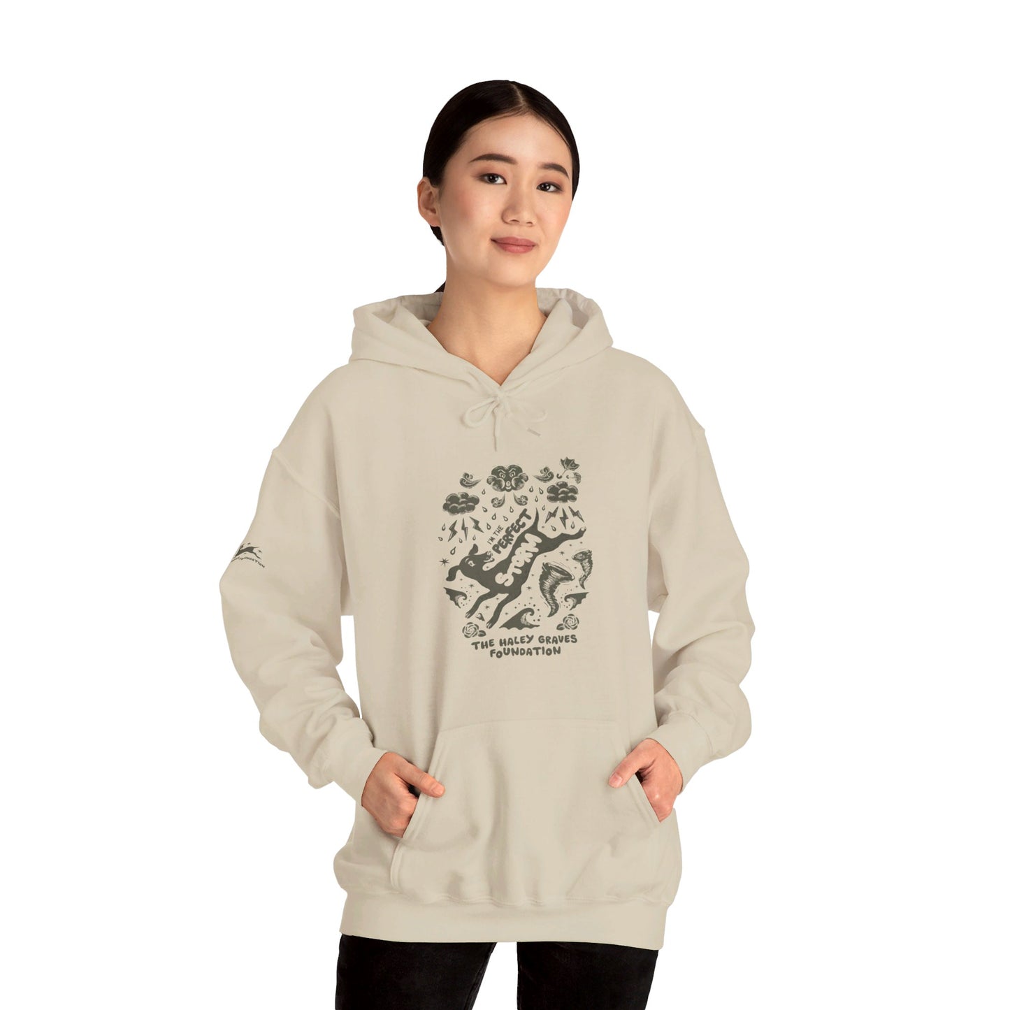 HALEY GRAVES FOUNDATION - STORMY - Unisex Heavy Blend™ Hooded Sweatshirt