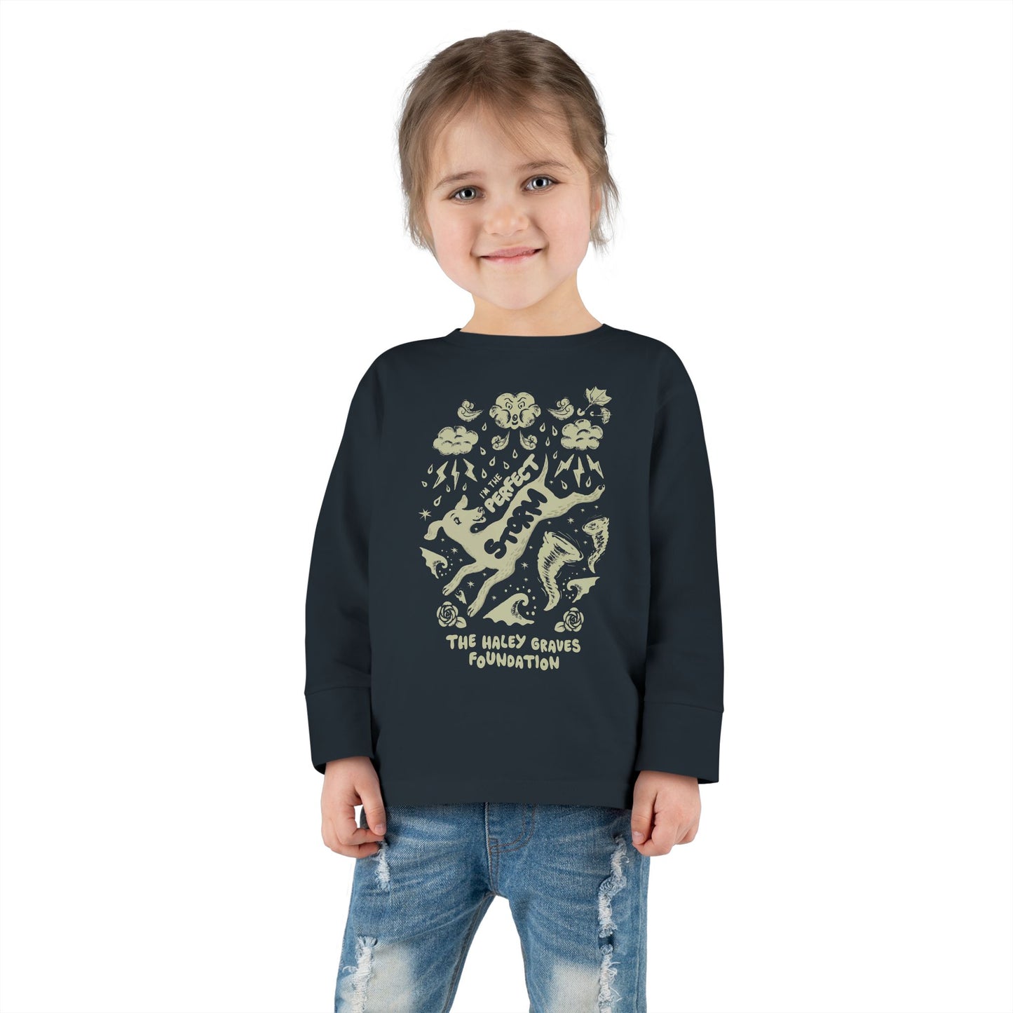 HALEY GRAVES FOUNDATION - STORMY - Toddler Long Sleeve Tee