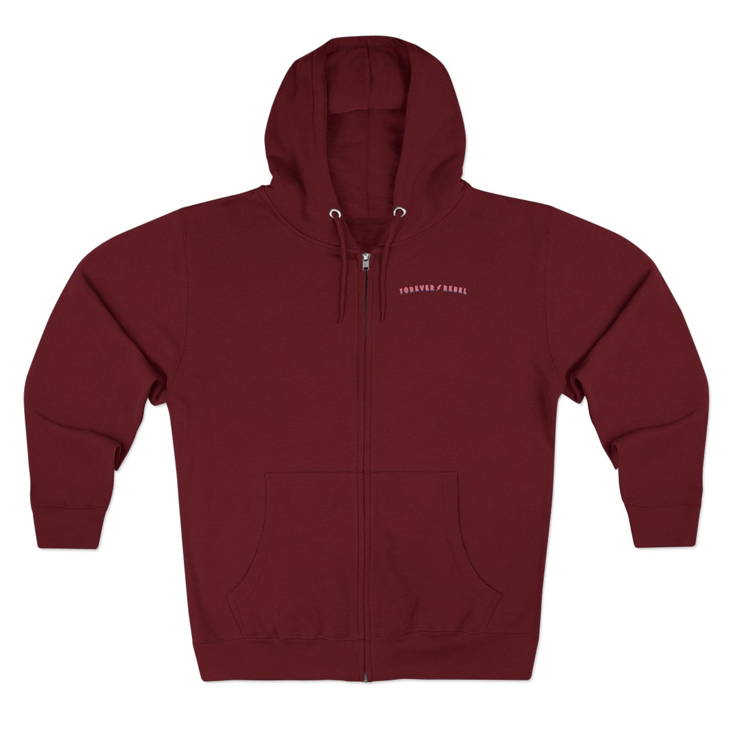 FOREVER REBEL - VINTAGE - Full‑Zip Hoodie