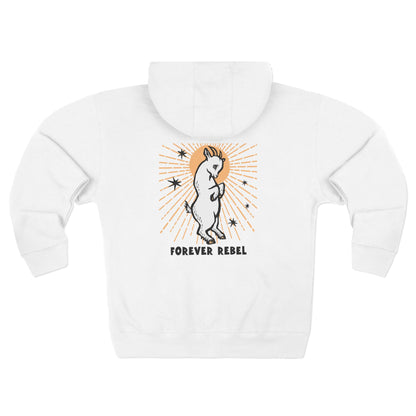 FOREVER REBEL - HALO - Full‑Zip Hoodie