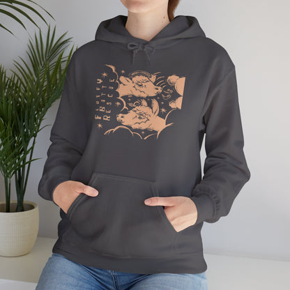 Fluffy Butt Rescue - Minky Forever -  Unisex Heavy Blend™ Hooded Sweatshirt