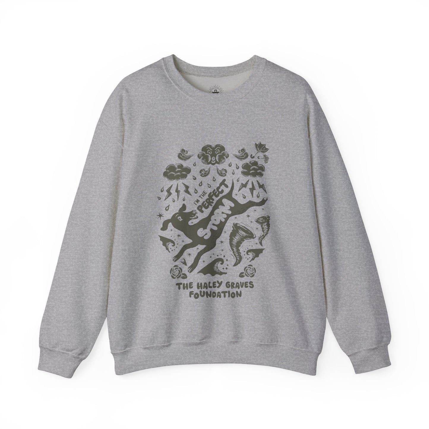 HALEY GROVES FOUNDATION - STORMY - Unisex Heavy Blend™ Crewneck Sweatshirt