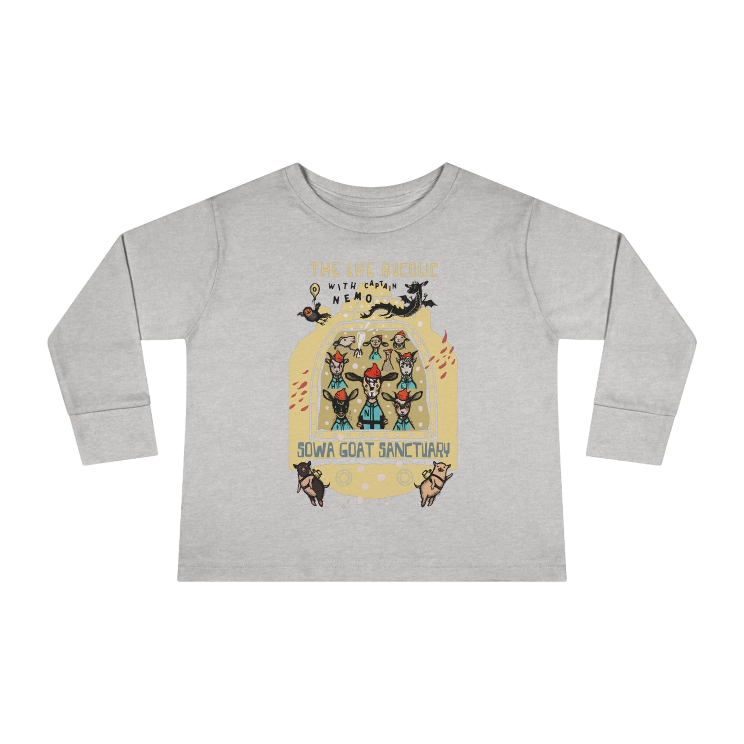 The Life Bucolic with Captain Nemo! - Toddler Long Sleeve Tee